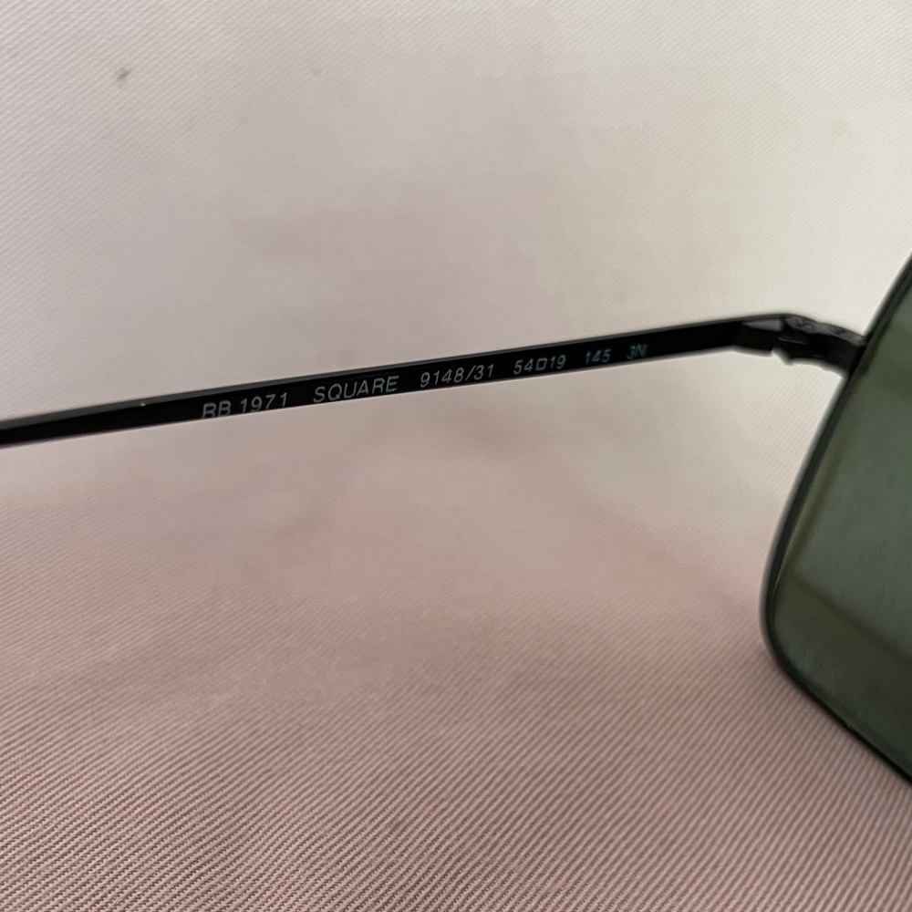 Black Rectangular Ray-Bans - image 4